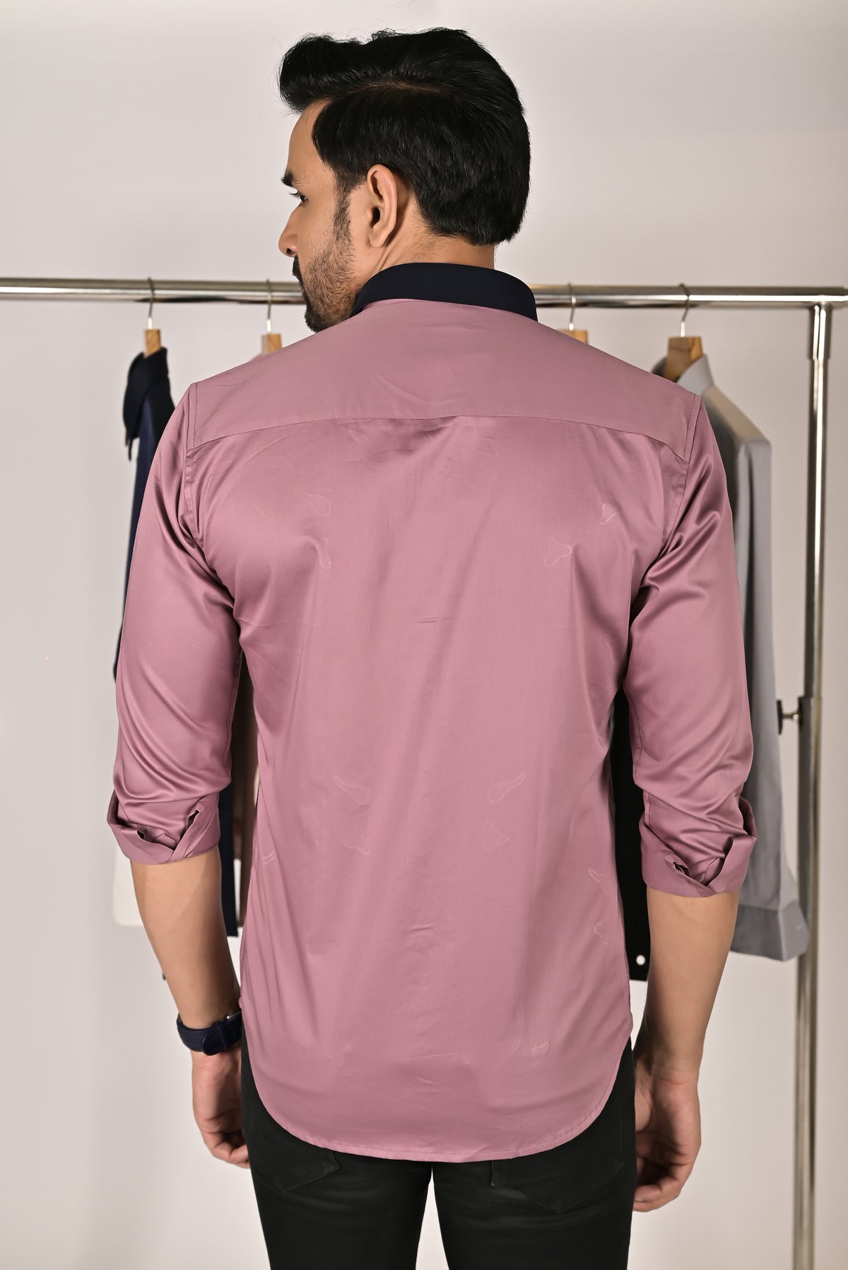 Plum Appliqué Shirt