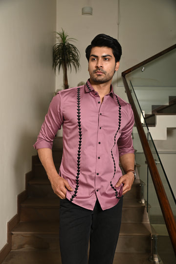 Plum Triangle Shirt