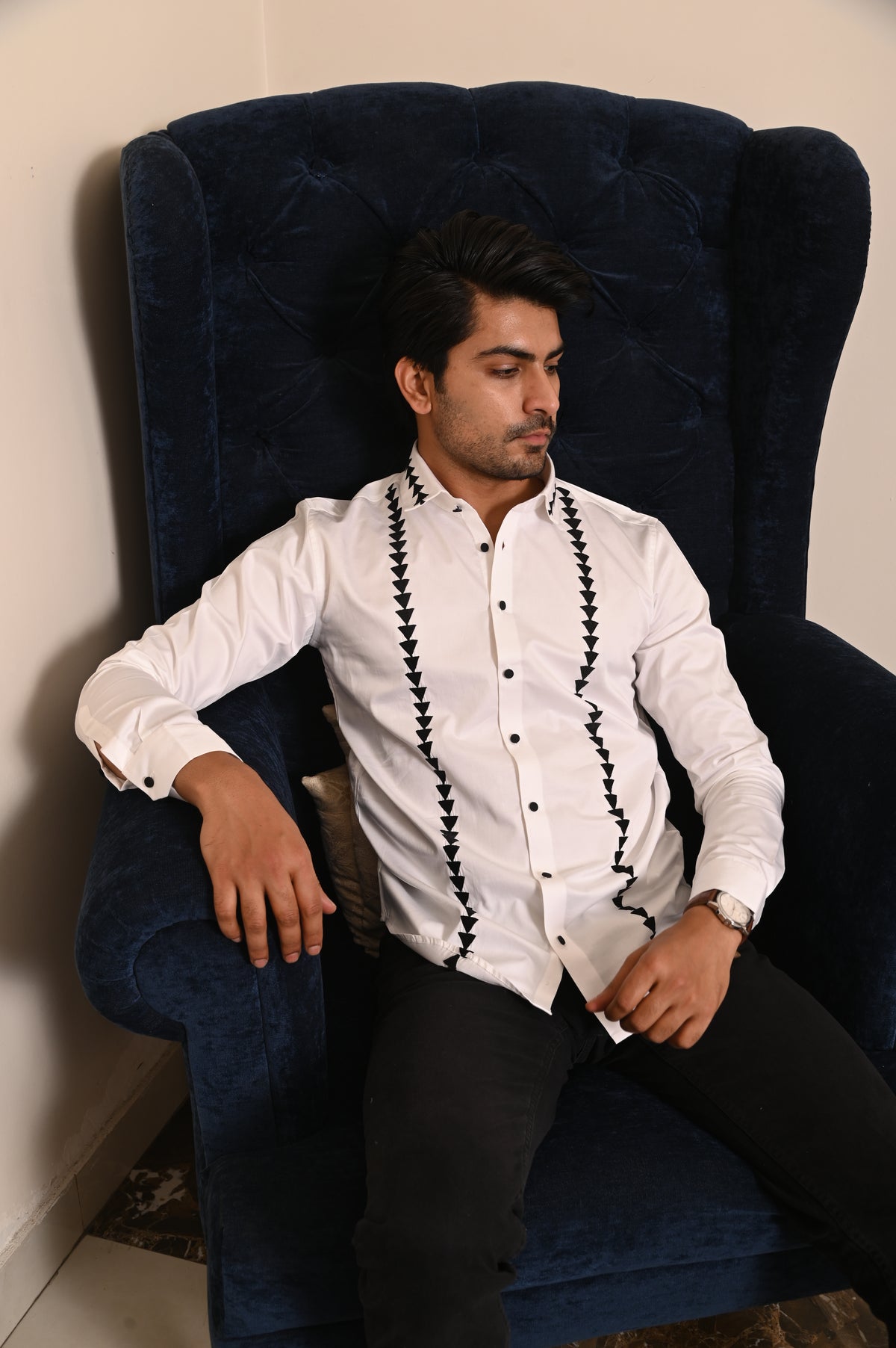 White Triangle Shirt