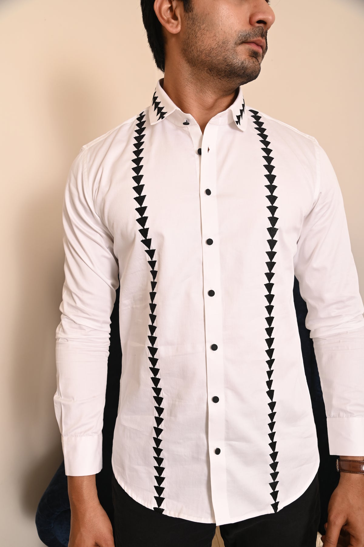 White Triangle Shirt