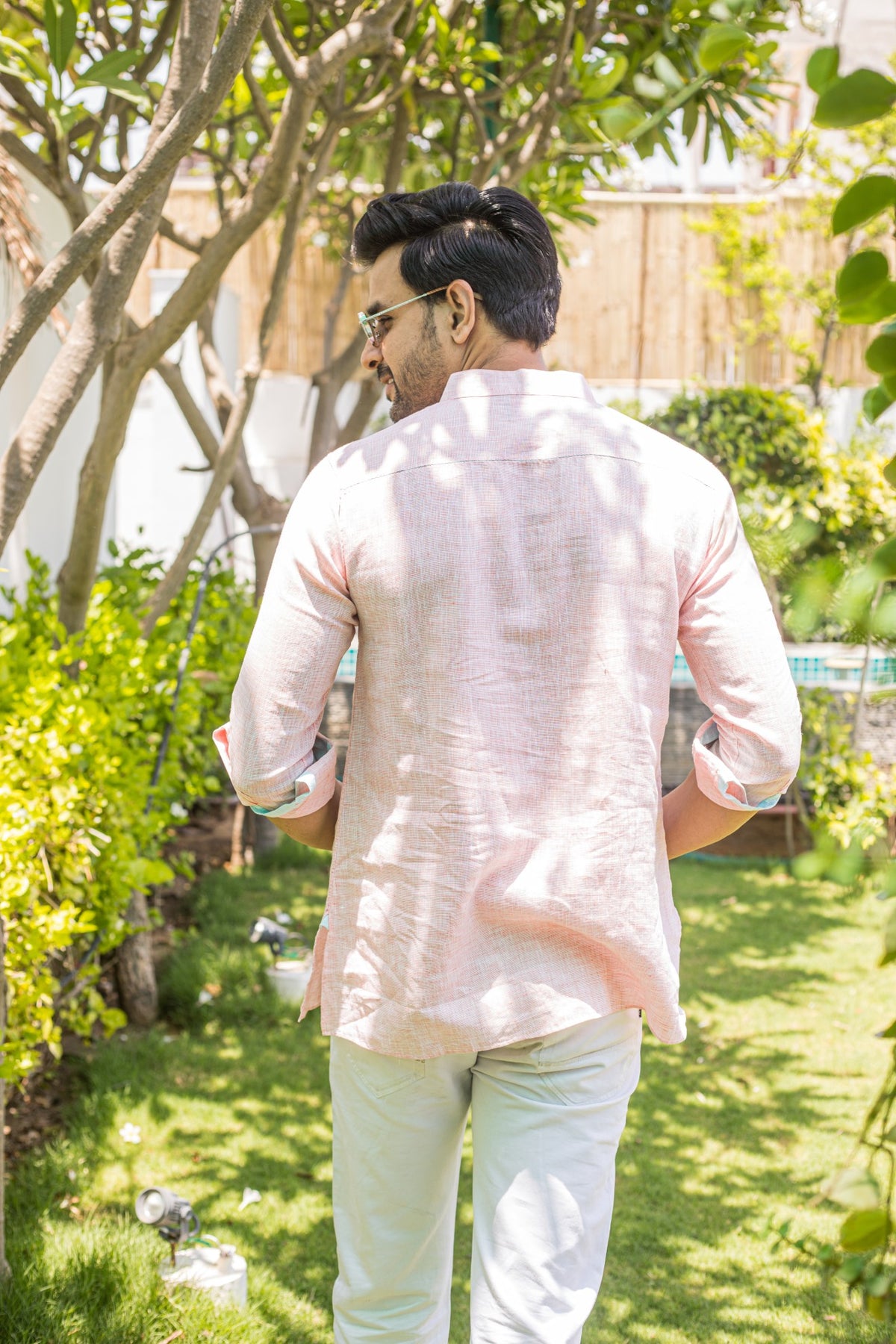 Peach Short Kurta