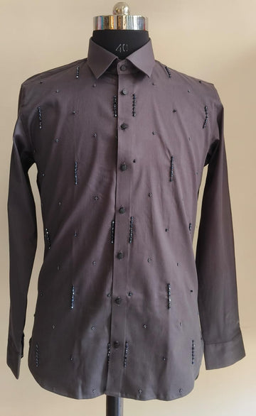 Grey Caterpillar Shirt