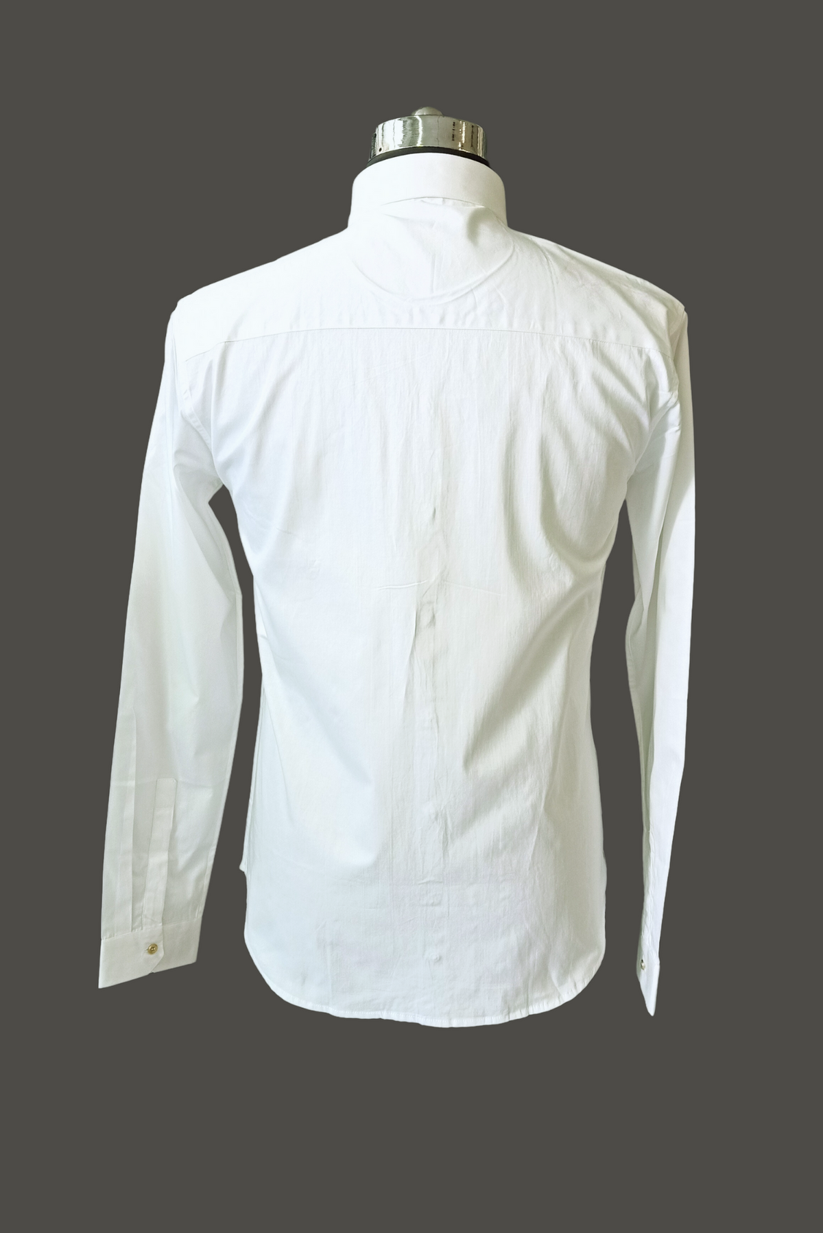 White Pleated Shirt