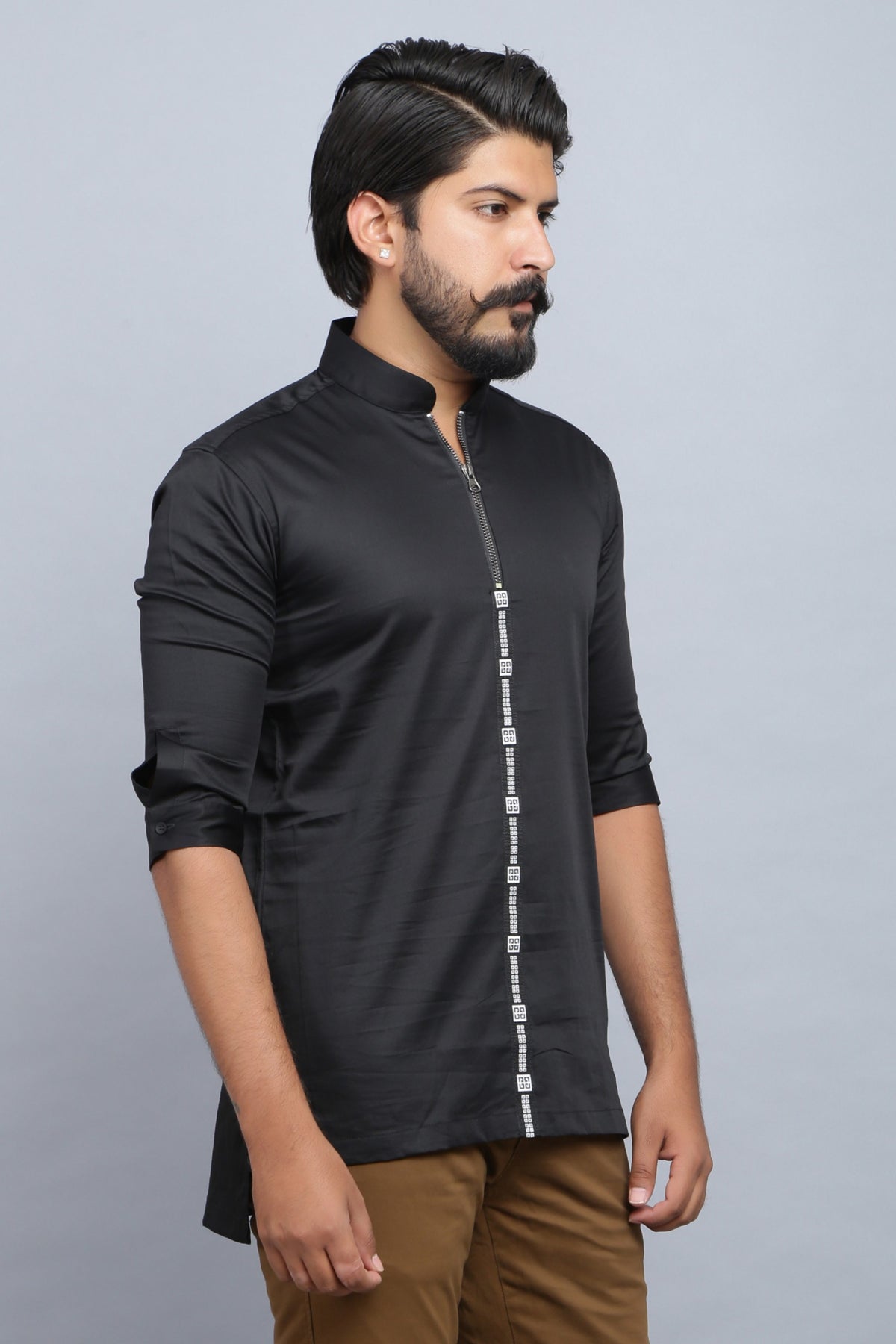 Black Zipper shirt