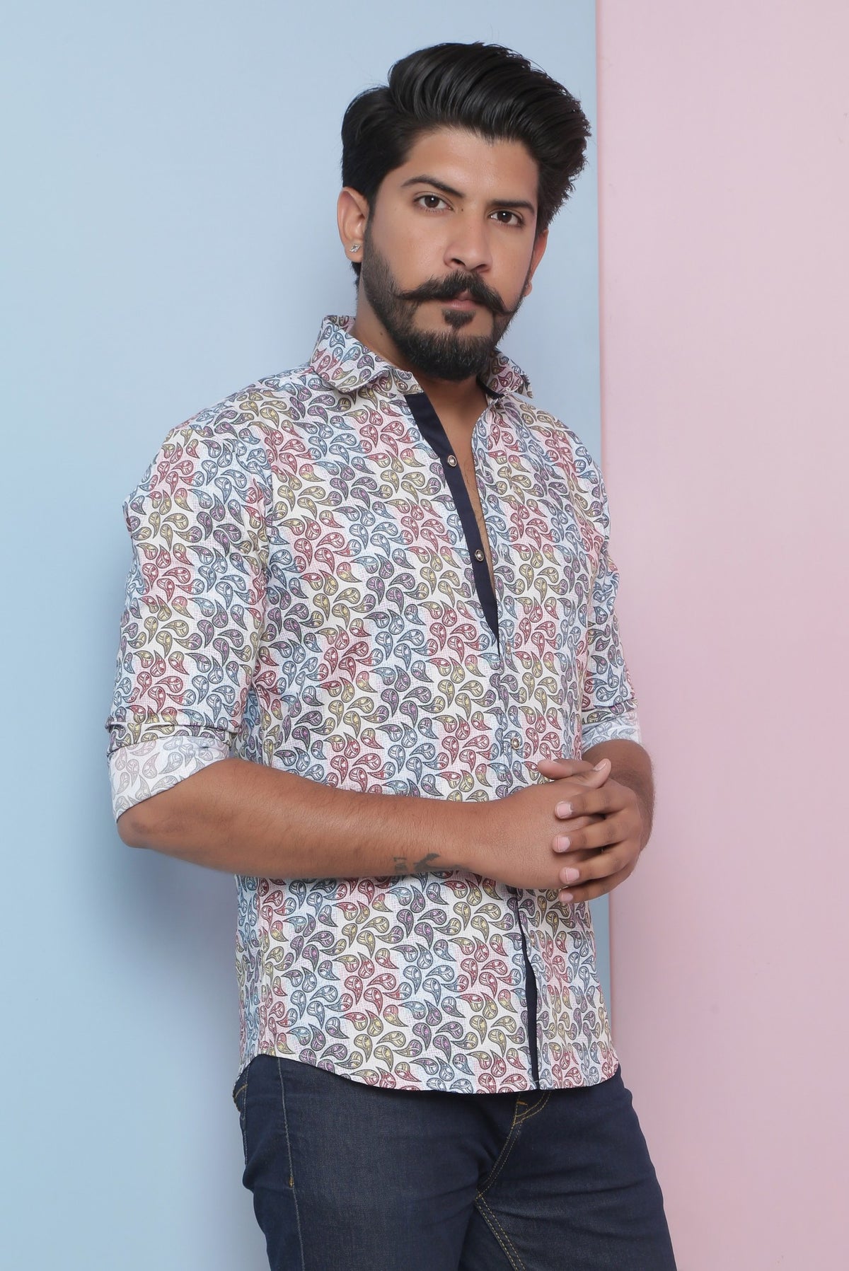 Multicolor Paisleys Shirt