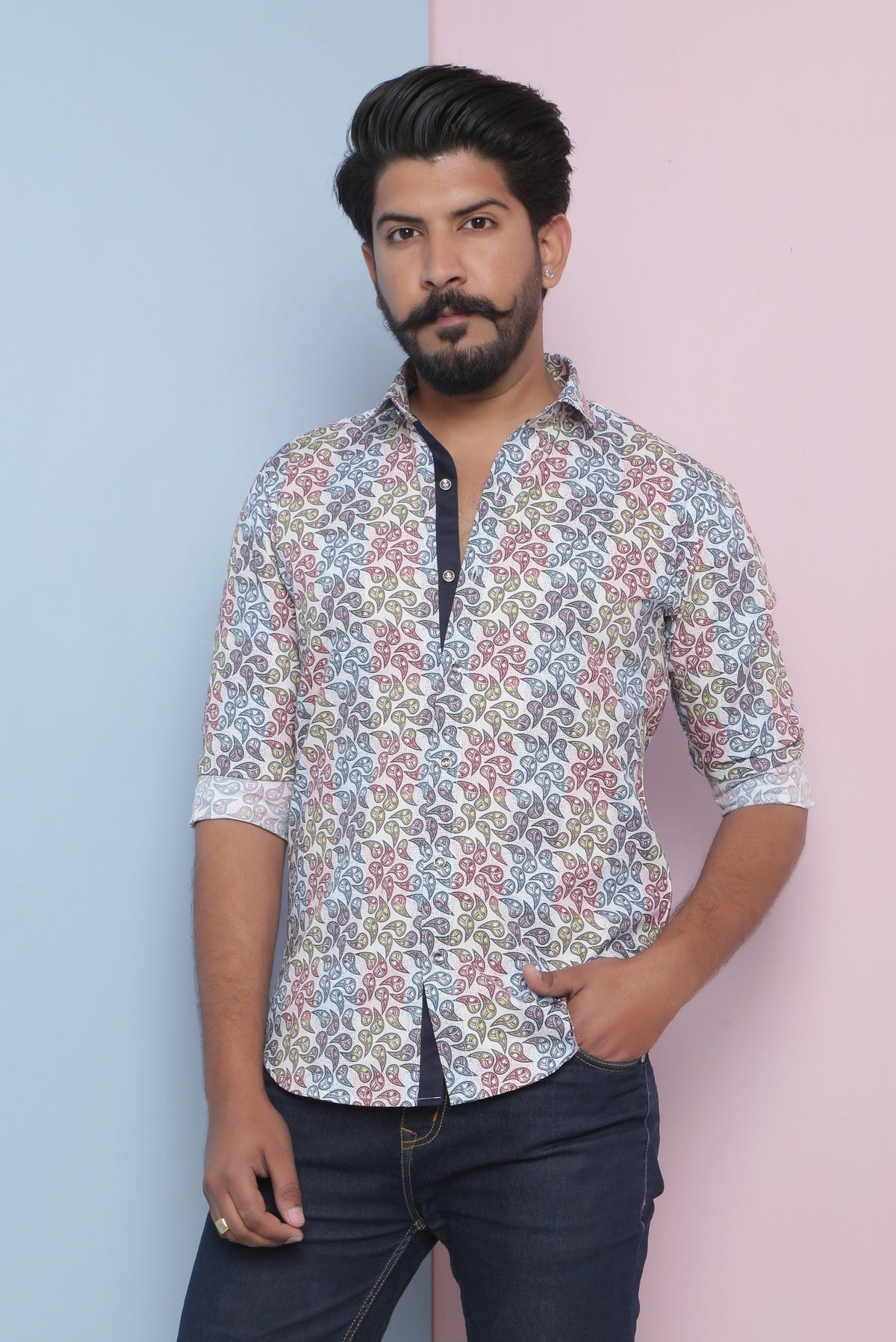 Multicolor Paisleys Shirt