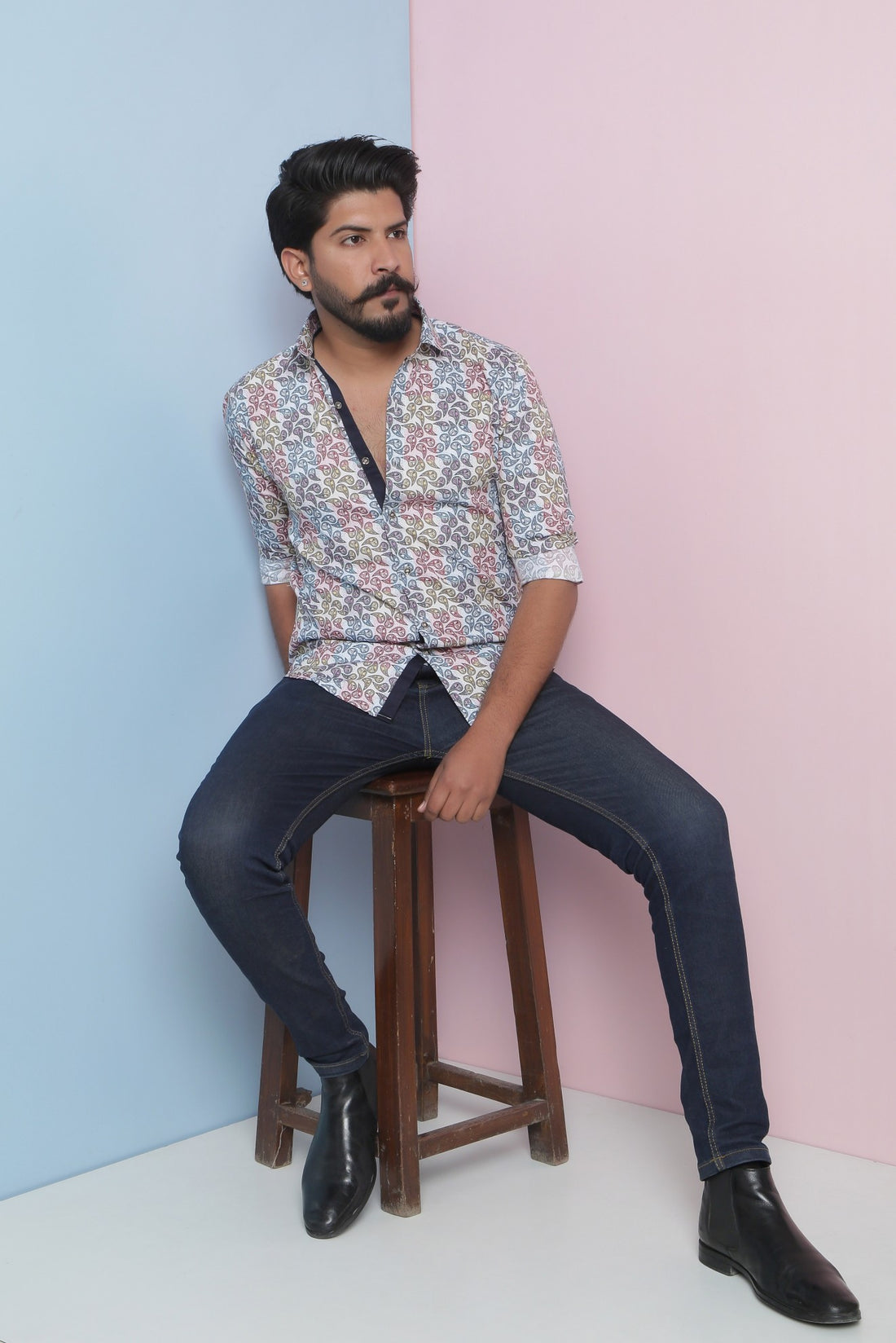 Multicolor Paisleys Shirt