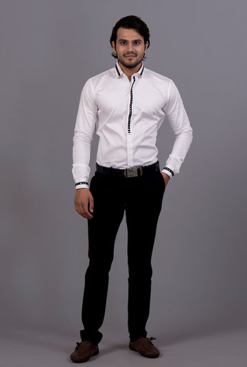 White Mirror Work Shirt