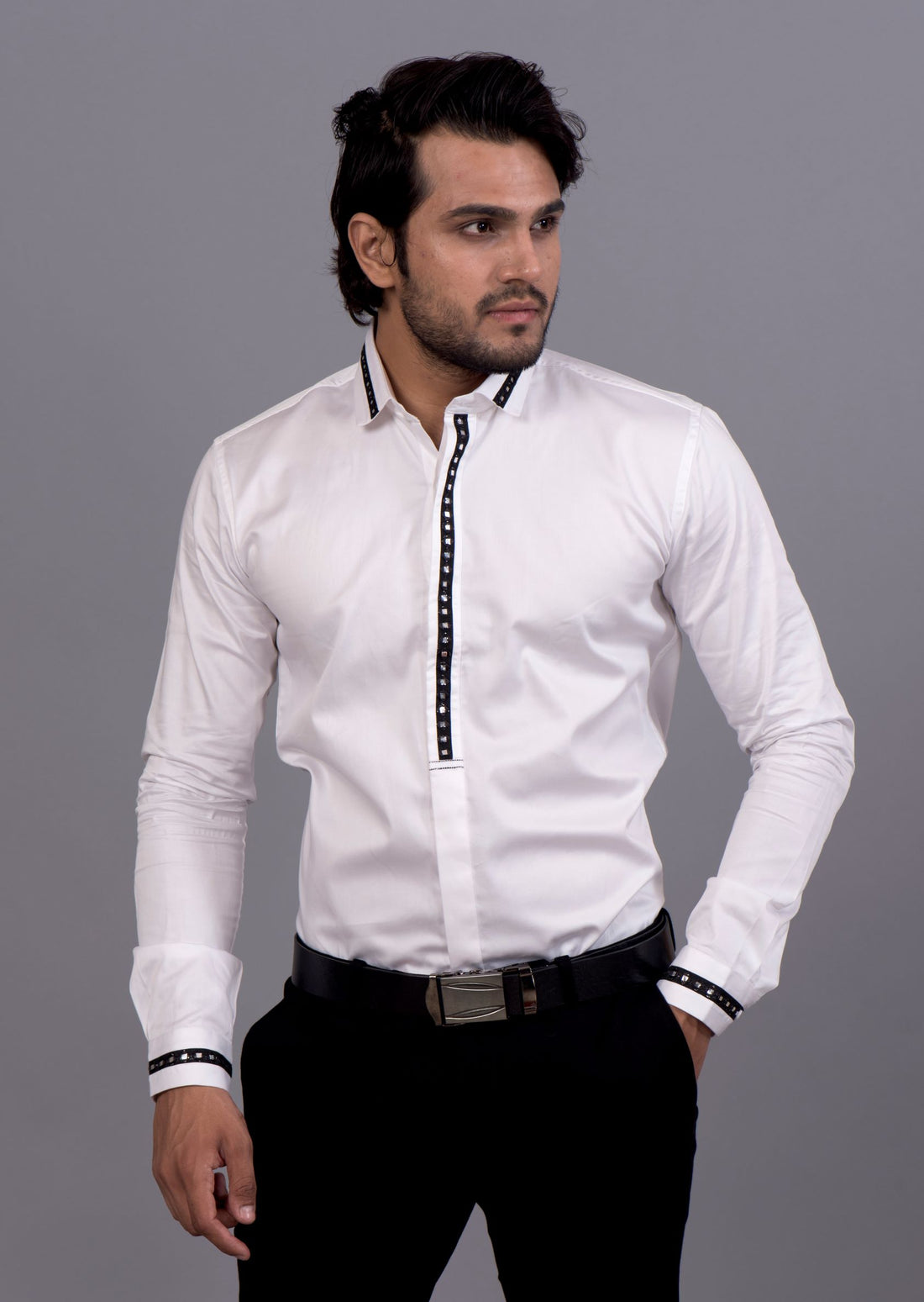 White Mirror Work Shirt