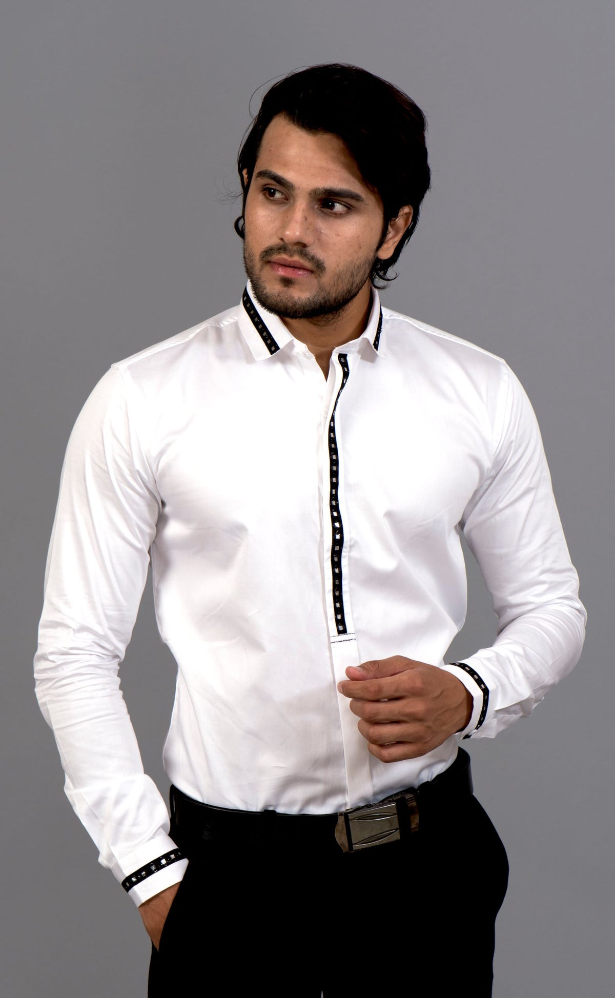 White Mirror Work Shirt